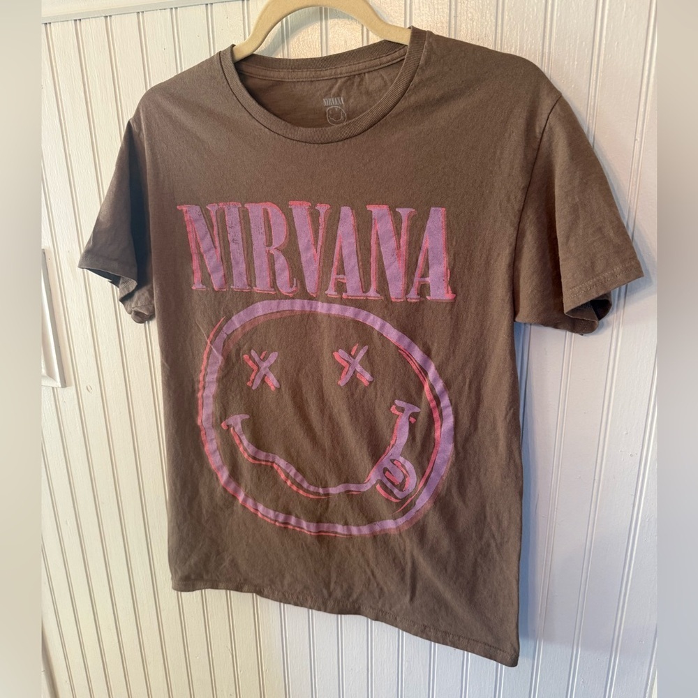 Nirvana 1993 U.S. Tour dates Band Small Tshirt